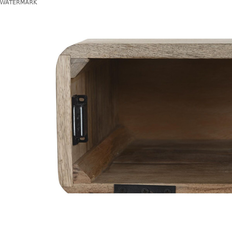 Table de Nuit DKD Home Decor Marron Naturel Bois de manguier 50 x 40 x 50 cm