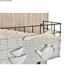 Portemanteau DKD Home Decor Bois Métal 23 x 9 x 36 cm