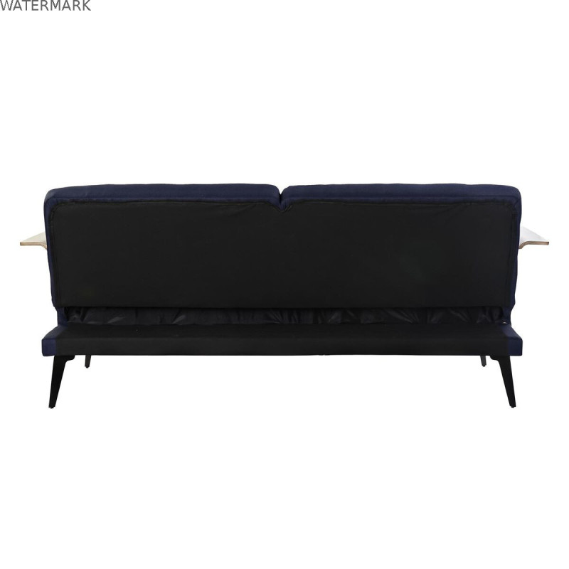 Canapé Convertible DKD Home Decor Bleu Marron Noir Métal Moderne Urbaine 203 x 87 x 81 cm