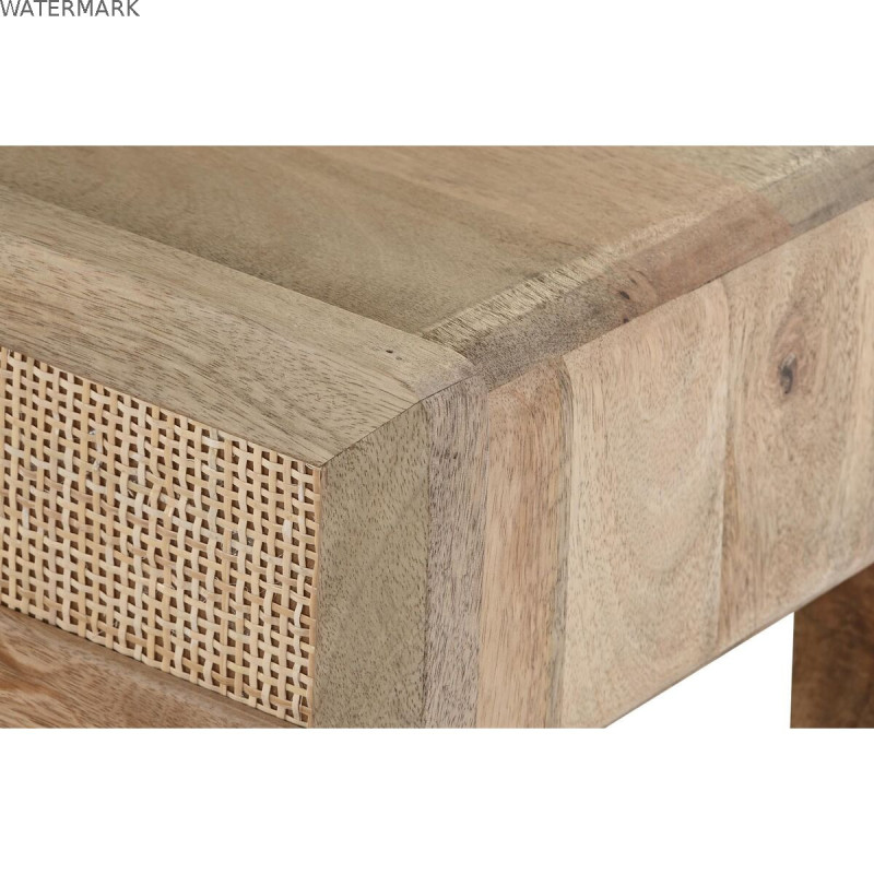Table de Nuit DKD Home Decor Marron Naturel Bois de manguier 50 x 40 x 50 cm