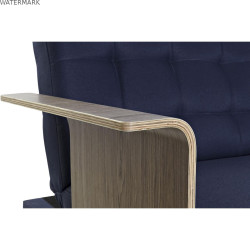 Canapé Convertible DKD Home Decor Bleu Marron Noir Métal Moderne Urbaine 203 x 87 x 81 cm