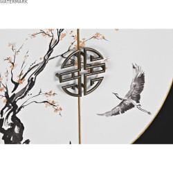 Caisson à Tiroirs DKD Home Decor Noir Doré Sapin Bois MDF Oriental 63 x 28 x 101 cm
