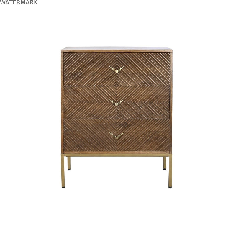 Commode DKD Home Decor Métal Bois de manguier (70 x 40 x 90 cm)