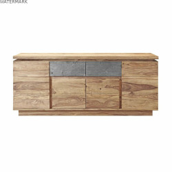 Buffet DKD Home Decor Naturel Gris (175 x 45 x 72 cm)