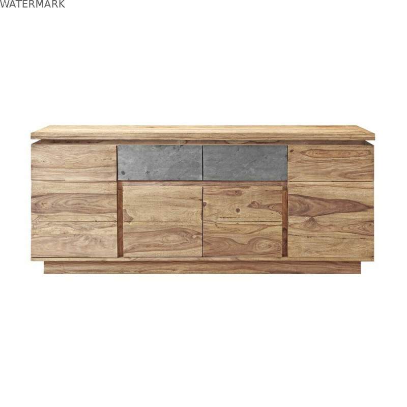 Buffet DKD Home Decor Naturel Gris (175 x 45 x 72 cm)