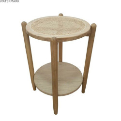 Petite Table d'Appoint DKD Home Decor Naturel 38 x 38 x 54,5 cm 41 x 41 x 55,5 cm