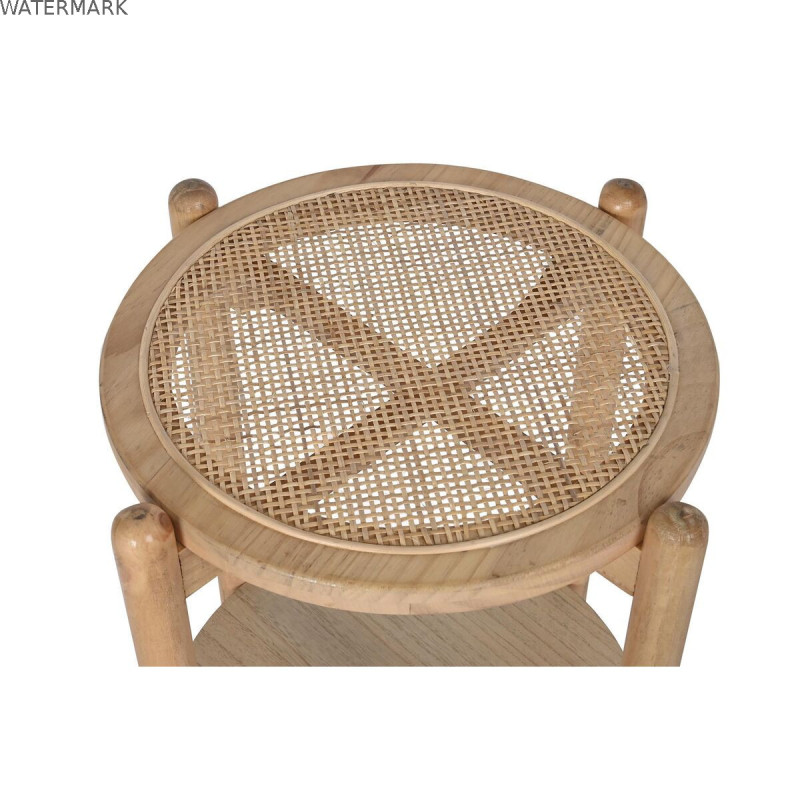 Petite Table d'Appoint DKD Home Decor Naturel 38 x 38 x 54,5 cm 41 x 41 x 55,5 cm