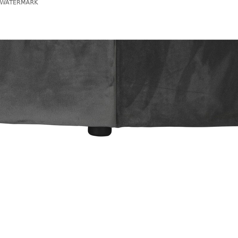 Banquette DKD Home Decor Gris Bois MDF 125 x 53 x 46,5 cm