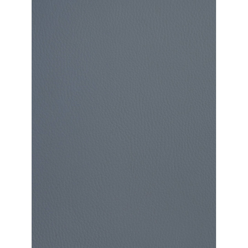 Tabouret de bar Divo en cuir synthétique blanc gris