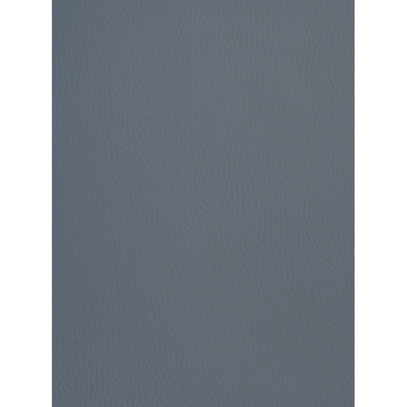 Tabouret de bar Divo simili cuir gris chrome