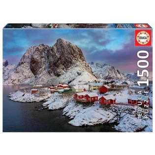 Puzzle paysage et nature - EDUCA - 1500 pieces - Îles Lofoten, Norvege