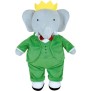 Peluche - JEMINI - Peluche Éléphant Babar +/- 40 cm - En peluche douce - Idéale pour créer des histoires et décorer la chambre !