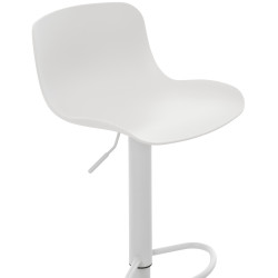 Sgabello Bar Almada In Polipropilene bianco