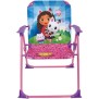 Mobilier de jardin - FUN HOUSE - Salon de jardin Gabby et la Maison Magique Table 46 x 46 cm 2 chaises pliantes parasol 125 x 10