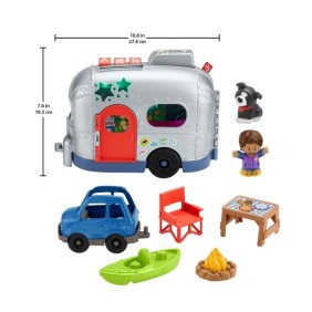 Fisher-Price - Little People - Caravane D'Apprentissage Lumineuse - Jouet D'Éveil - 12 Mois Et + HJN40