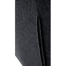 Tabouret de bar Gambo W feutre anthracite