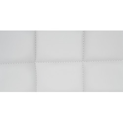 Lot de 2 tabourets de bar Tover, simili cuir blanc