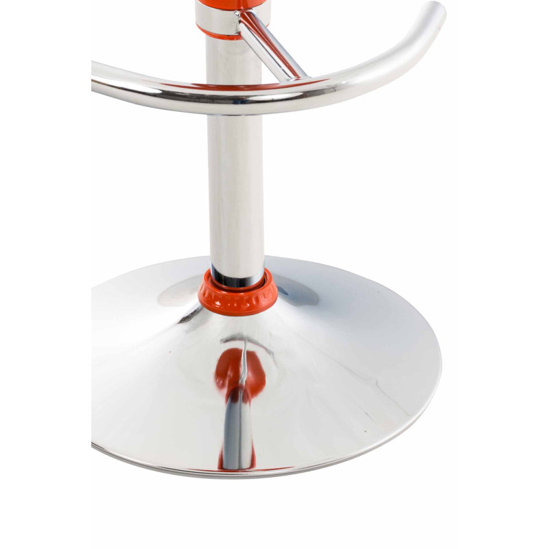 Lot de 2 tabourets de bar Saddle orange