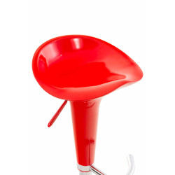 Set de 2 Taburetes Saddle Rojo