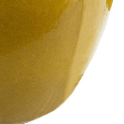 Vase 52 x 52 x 80 cm Céramique Jaune (2 Unités)