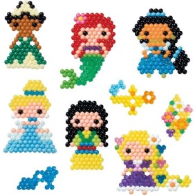 Jouet AQUABEADS - Princesses Disney - Recrée les scenes de tes films préférés - Rose - Mixte - Enfant - 4 ans