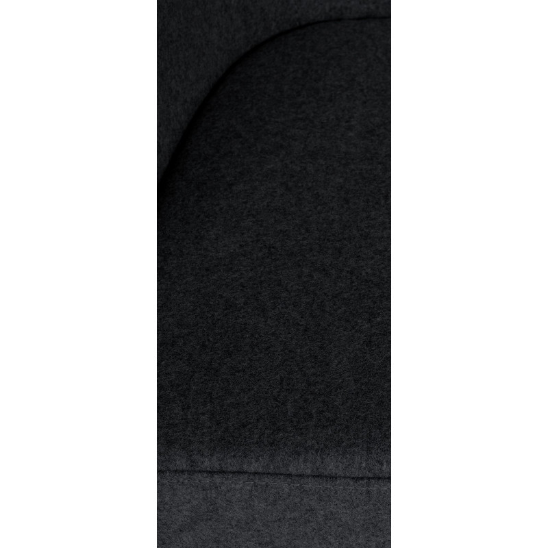 Tabouret de bar Rockhill E feutre anthracite