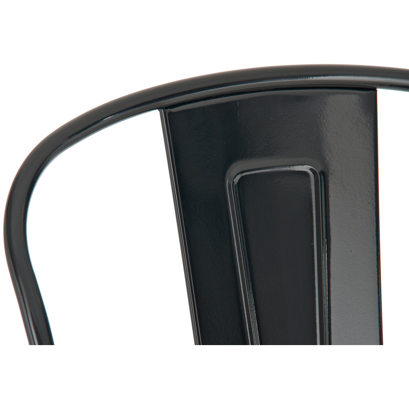 Set De 4 Taburetes De Bar Aiden Negro