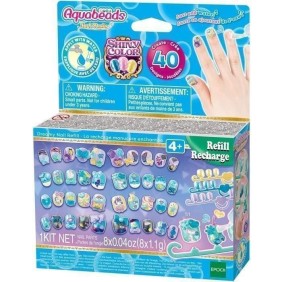 Recharge Manucure Enchantée - Aquabeads - Ongles qui collent avec de l'eau pour enfant