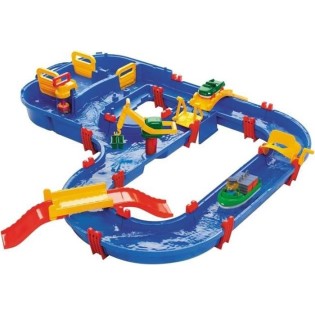 Smoby - Circuit aquatique Mega Bridge Aquaplay - 35 accessoires inclus