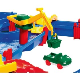 Smoby - Circuit aquatique Mega Bridge Aquaplay - 35 accessoires inclus