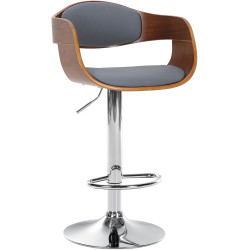 Tabouret de bar Kingston C en similicuir