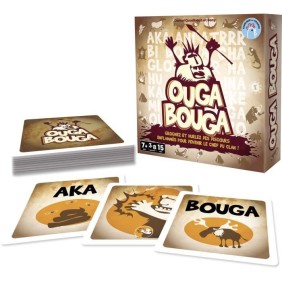 Ouga Bouga - Asmodee - Devenez le chef du clan -  Des 7 ans - Fabriqué en France