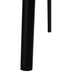 Tabouret de bar Genoa noir crème