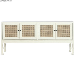 Buffet Home ESPRIT Blanc Naturel 180 x 40 x 85 cm