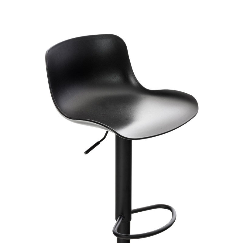 Lot de 2 tabourets de bar Almada noir