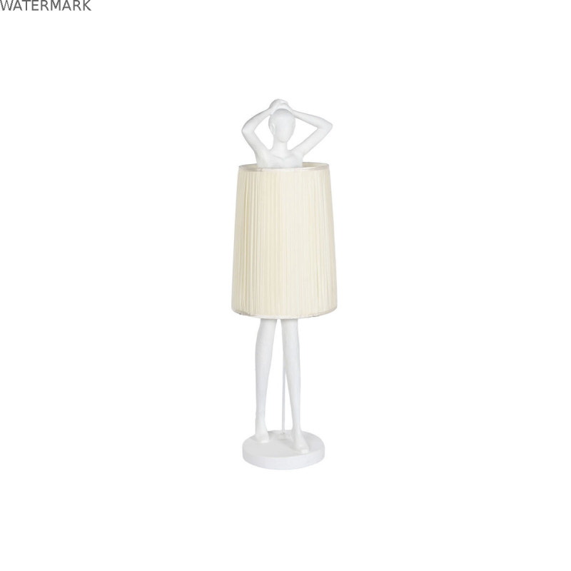 Lampadaire Home ESPRIT Blanc Résine 50 W 220 V 46 x 41 x 137,5 cm