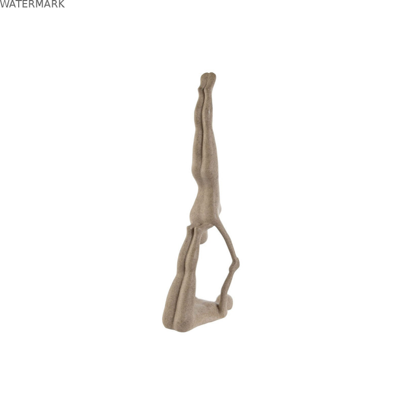 Figurine Décorative Home ESPRIT Beige Yoga 29,5 x 8 x 28 cm