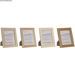 Cadre photo Home ESPRIT Multicouleur Verre polystyrène 21,2 x 1,6 x 26,2 cm (4 Unités)