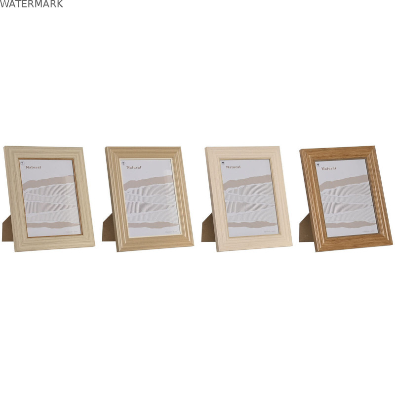 Cadre photo Home ESPRIT Multicouleur Verre polystyrène 21,2 x 1,6 x 26,2 cm (4 Unités)