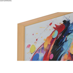 Cadre Home ESPRIT Moderne Chien 80 x 3 x 80 cm (2 Unités)