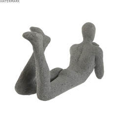 Figurine Décorative Home ESPRIT Gris 39 x 13,5 x 20,8 cm