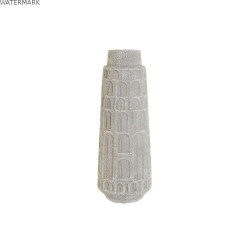 Vase Home ESPRIT Blanc Résine 15 x 15 x 41 cm