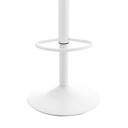 Lot de 2 tables de bar Medora blanches