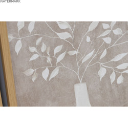 Cadre Home ESPRIT Vase Scandinave 30 x 2 x 30 cm (2 Unités)