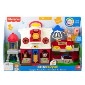 Fisher-Price - La ferme Little People - Jouet éducatif pour bébé des 12 mois - GXF15