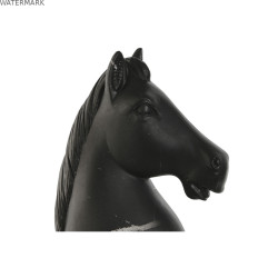 Figurine Décorative Home ESPRIT Noir Cheval 13 x 13 x 33 cm