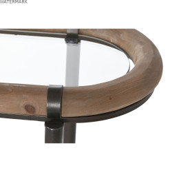 Meuble d'Entrée Home ESPRIT Noir 131 x 36 x 81 cm