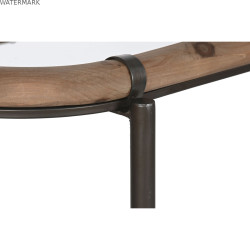 Meuble d'Entrée Home ESPRIT Noir 131 x 36 x 81 cm