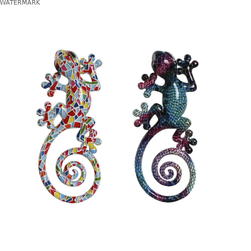 Décoration murale Home ESPRIT Multicouleur Mosaïque Lézard méditerranéen 8 x 4 x 20 cm (2 Unités) Décoration murale Home ESPRIT Multicouleur Mosaïque Lézard méditerranéen 8 x 4 x 20 cm (2 Unités)