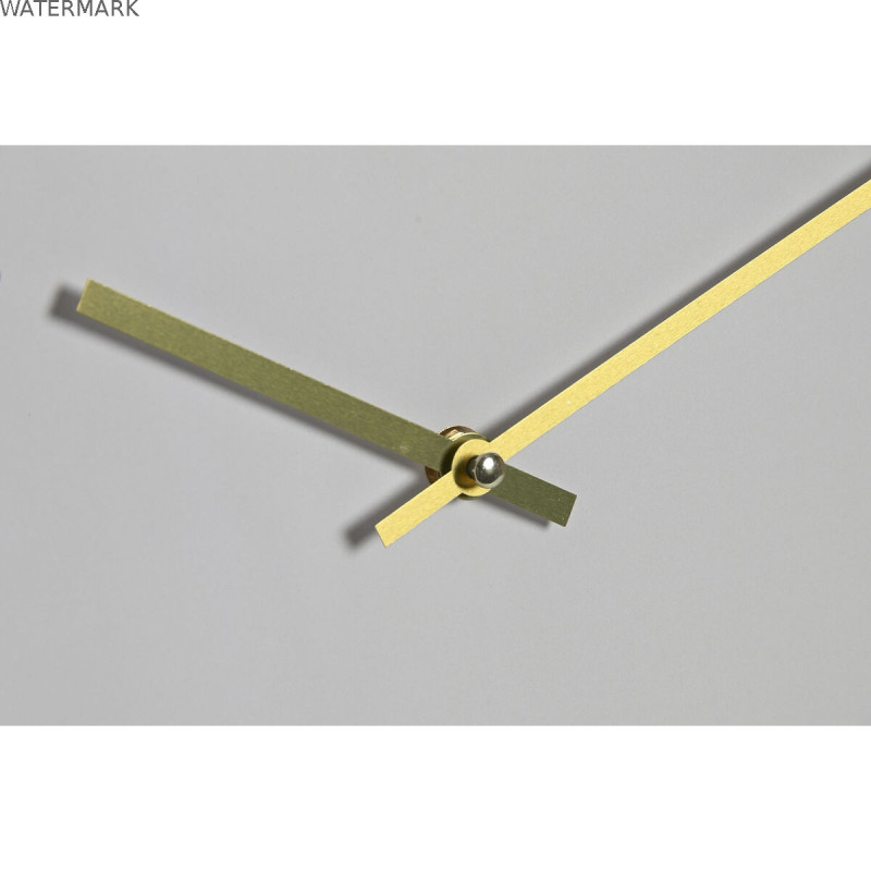 Horloge Murale Home ESPRIT Blanc Doré PVC 30 x 4 x 30 cm (2 Unités)